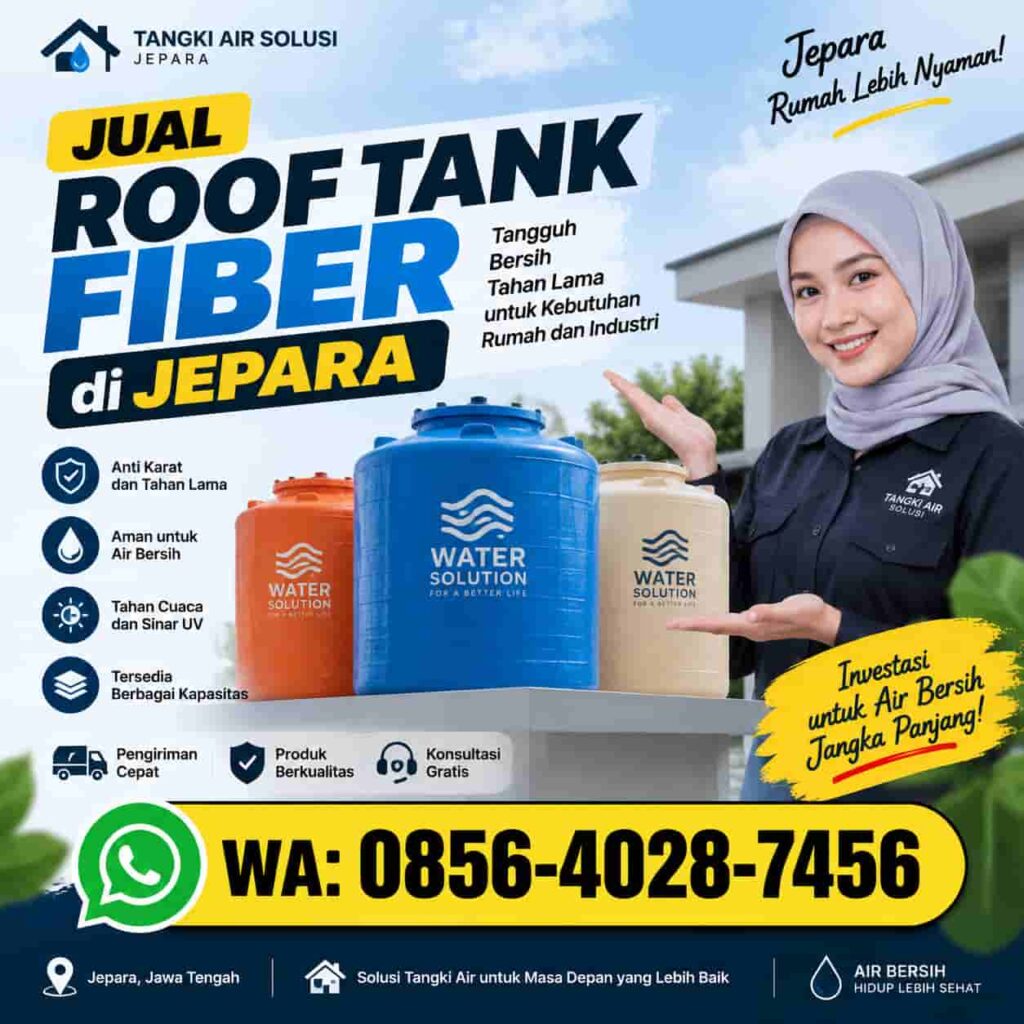Jual Roof Tank Fiber di Jepara