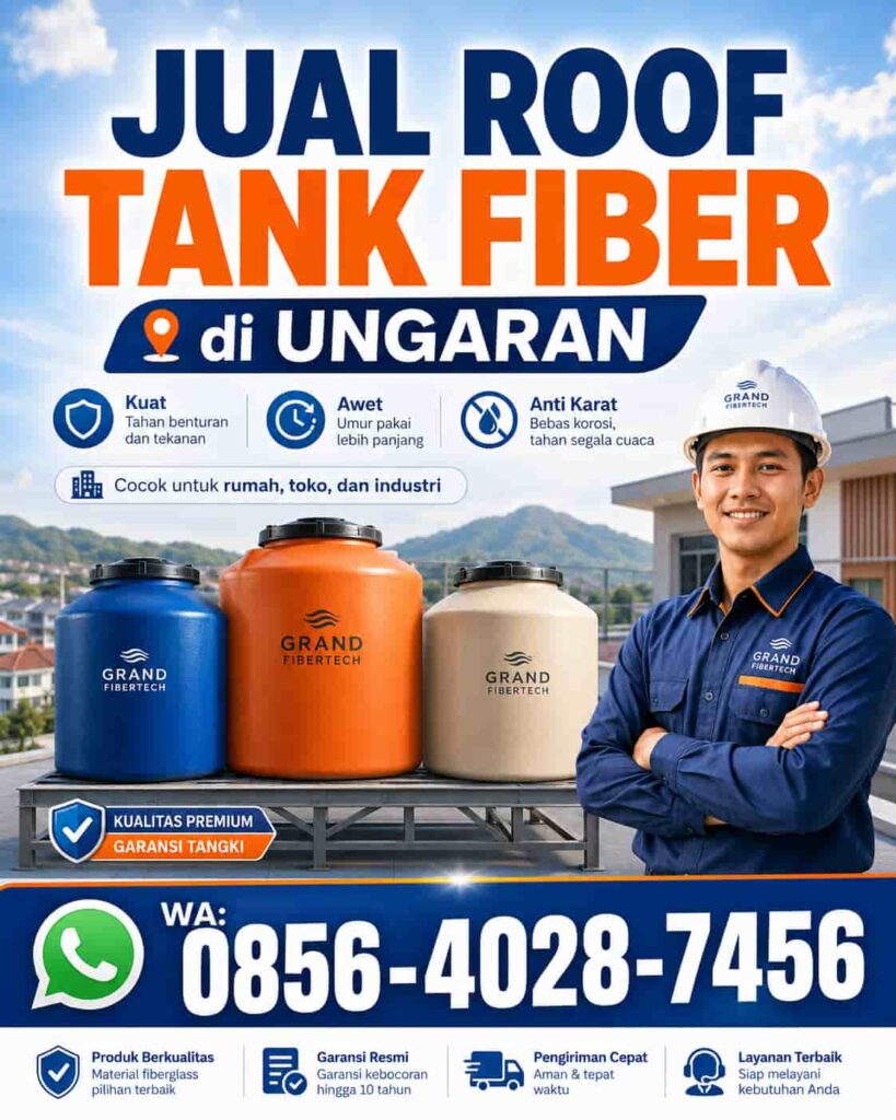 Jual Roof Tank Fiber di Ungaran
