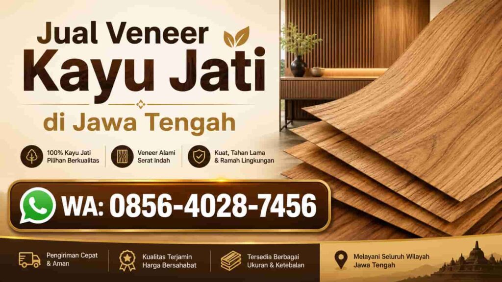 Jual Veneer Kayu Jati di Jawa Tengah
