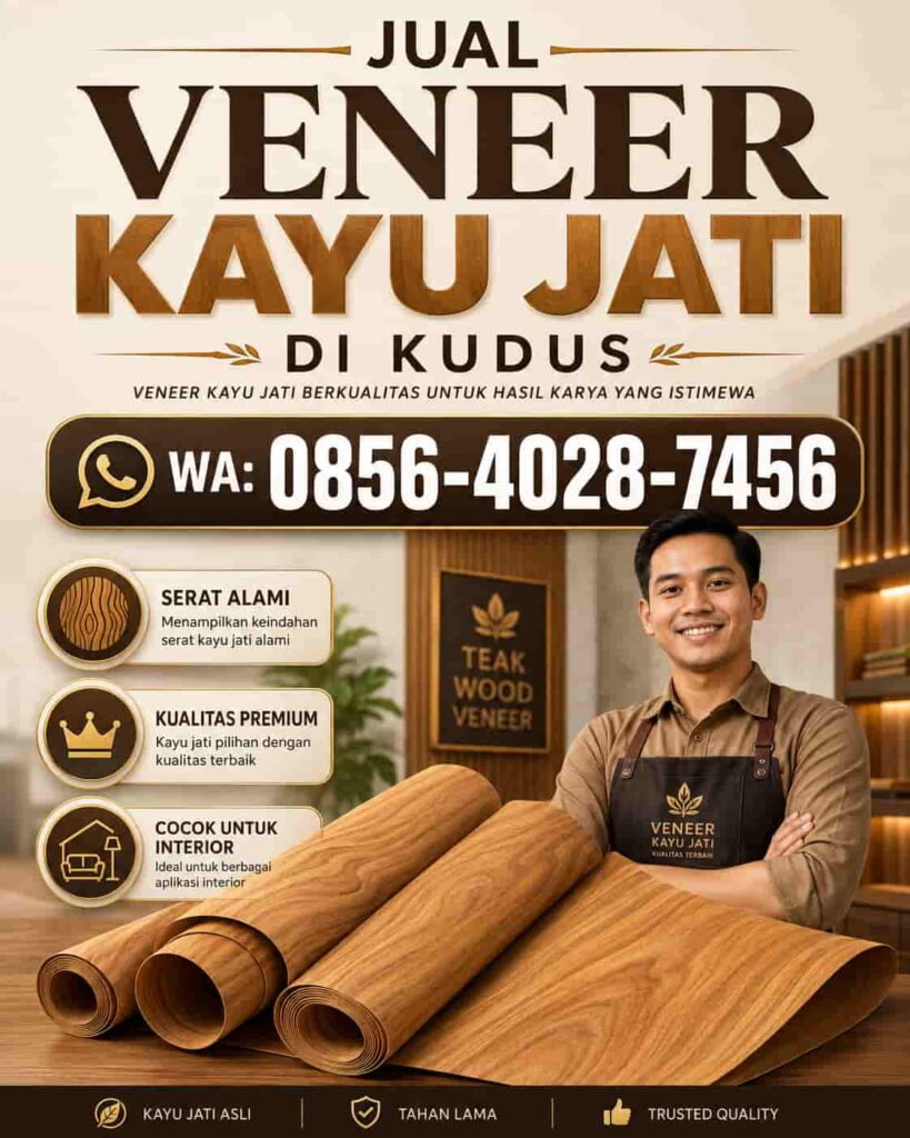 Jual Veneer Kayu Jati di Kudus