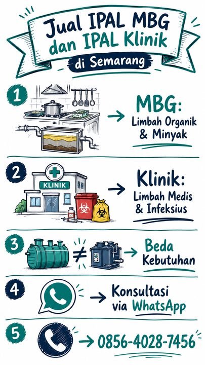 Jual IPAL MBG dan IPAL Klinik di Semarang