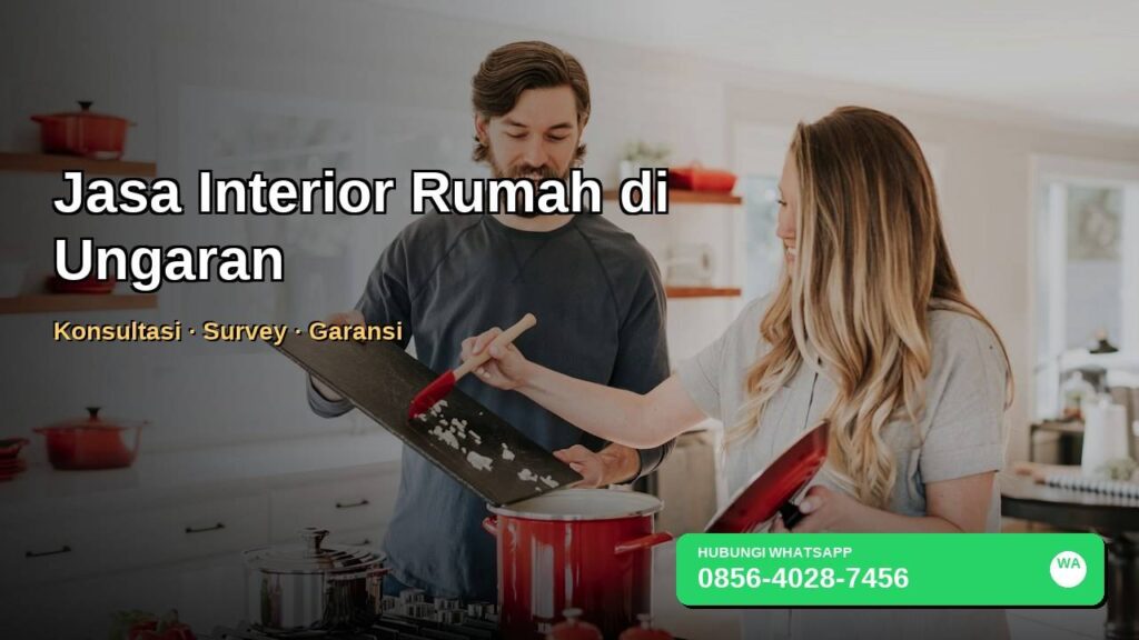 Banner jasa interior rumah di Ungaran untuk desain modern dengan WhatsApp 0856-4028-7456