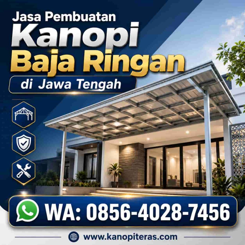 jasa kanopi teras semarang