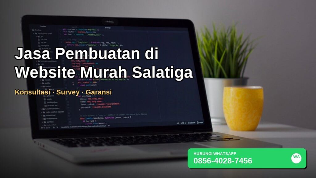 Banner jasa pembuatan website murah di Salatiga untuk UMKM dengan nomor WhatsApp 0856-4028-7456