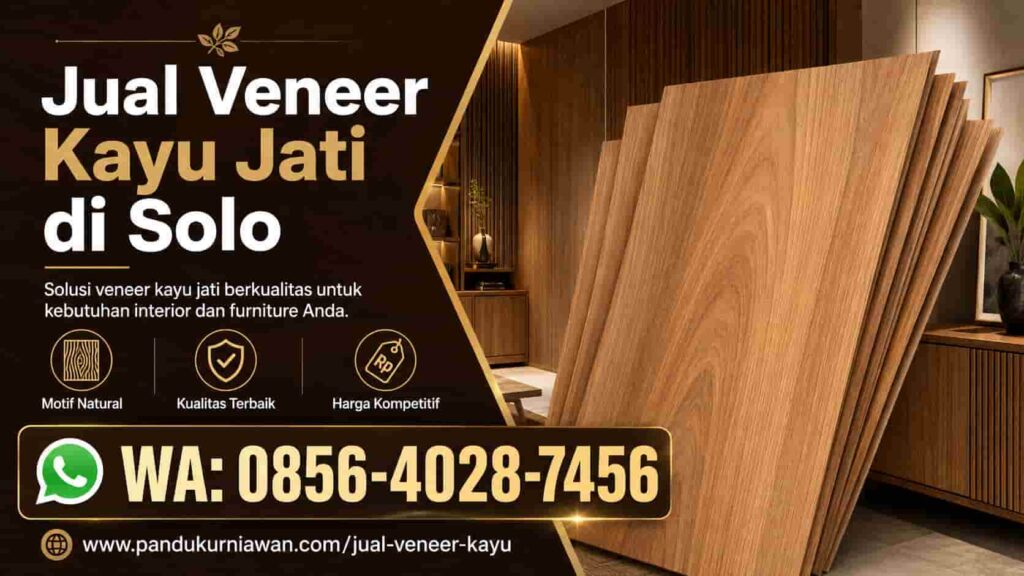 jual veneer kayu di solo