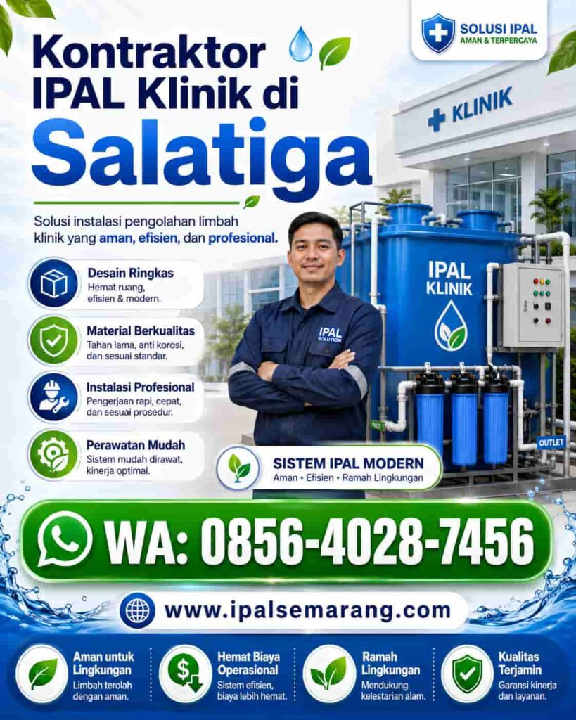 Jual IPAL Klinik di Salatiga