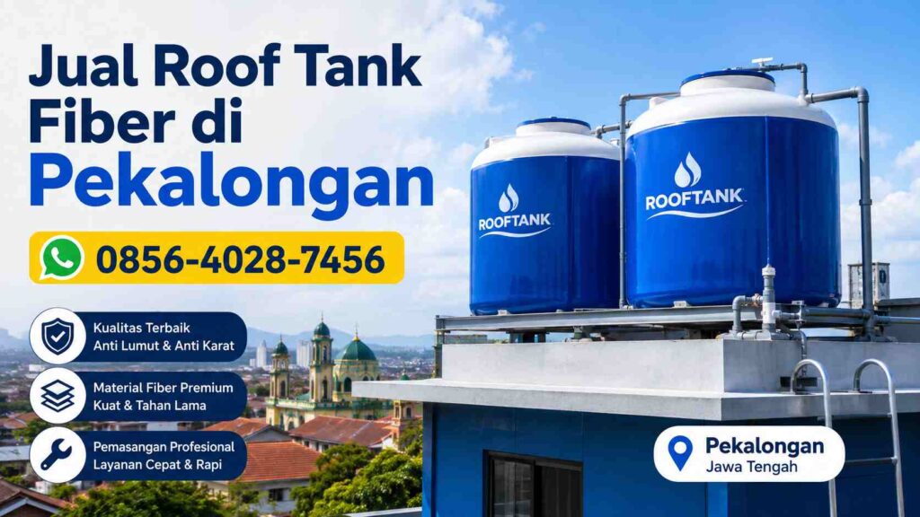 Jual Roof Tank Fiber di Pekalongan Jawa Tengah 0856-4028-7456