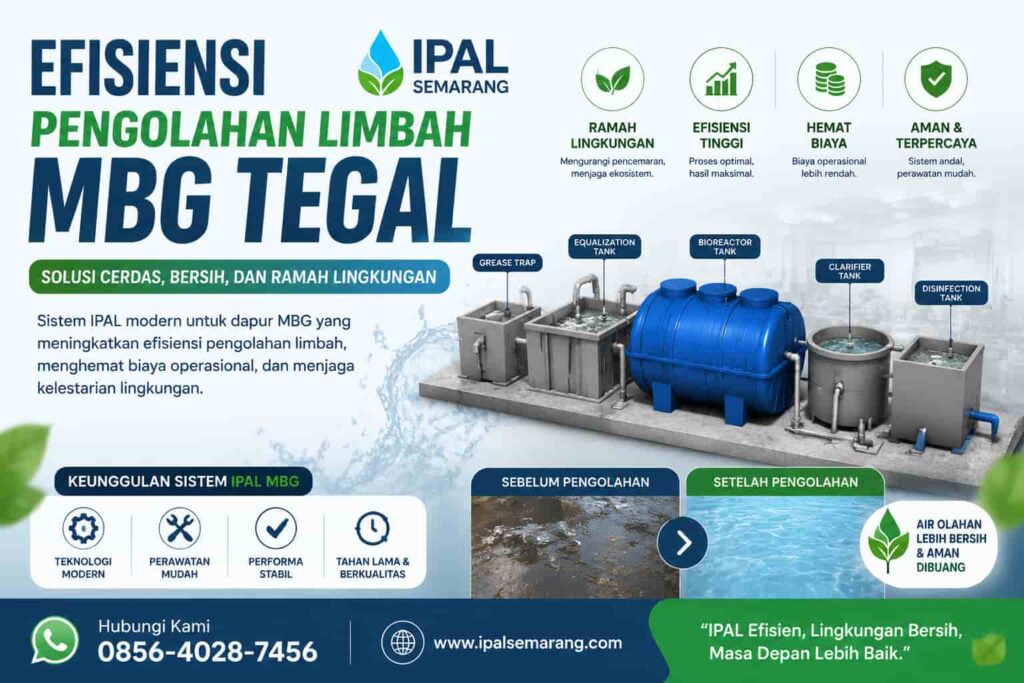 Efisiensi Pengolahan Limbah MBG Tegal