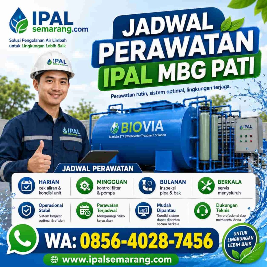 Jadwal Perawatan IPAL MBG Pati