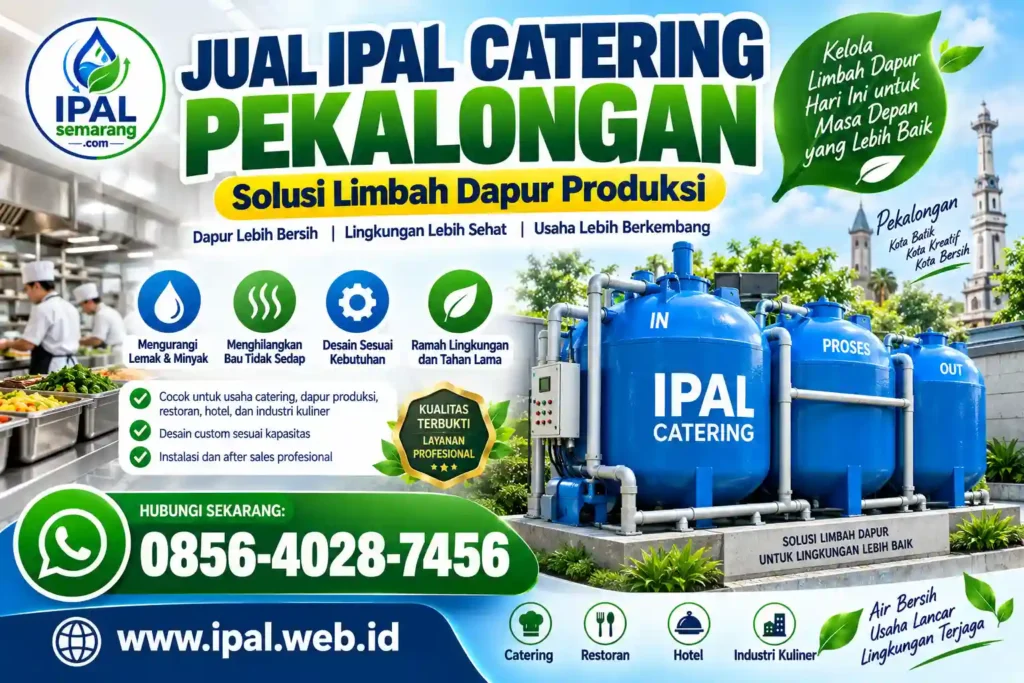 Jual IPAL Catering Pekalongan - Solusi Limbah Dapur Produksi