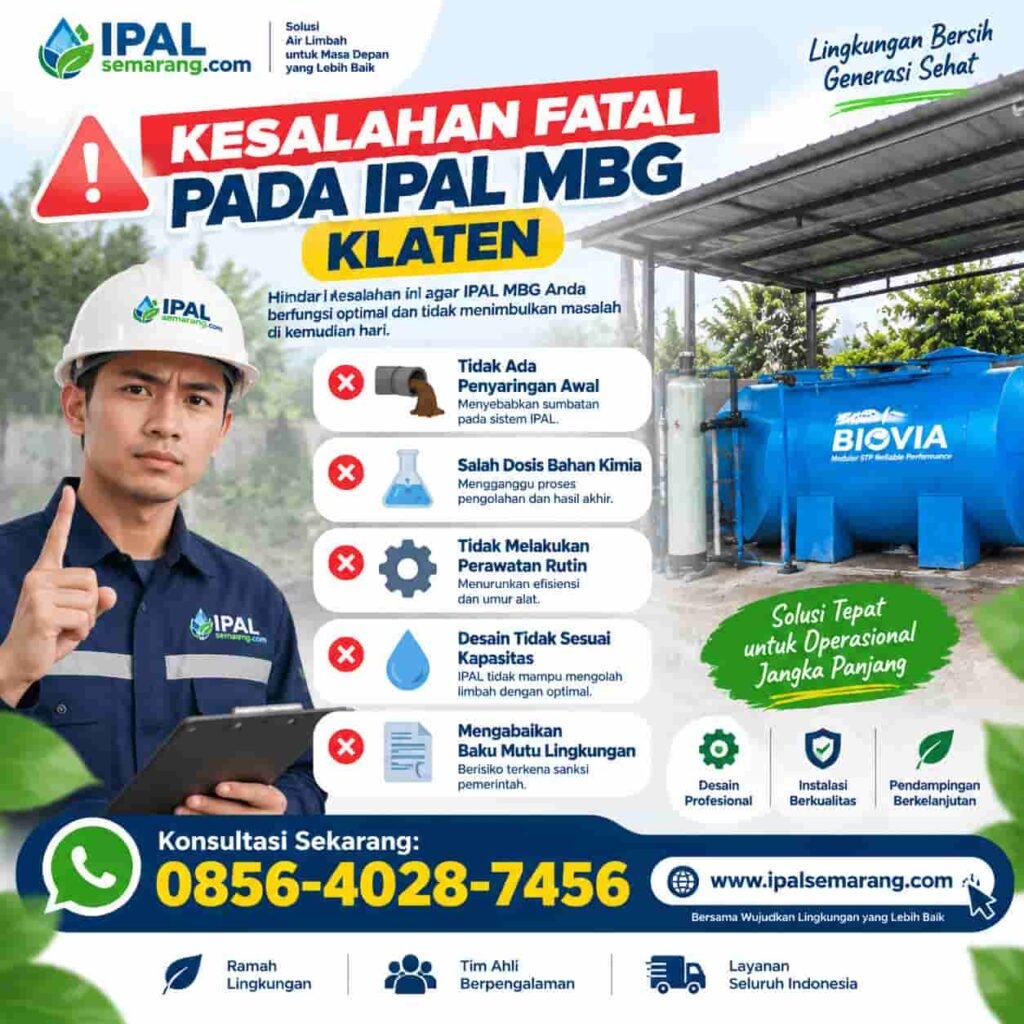 Kesalahan Fatal pada IPAL MBG Klaten