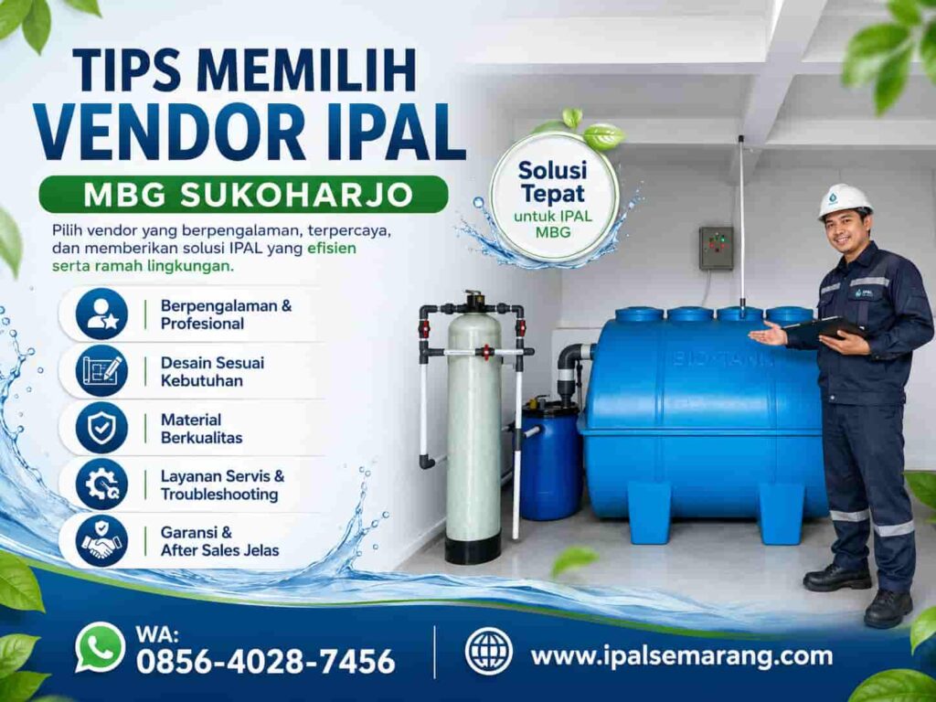 Tips Memilih Vendor IPAL MBG Sukoharjo