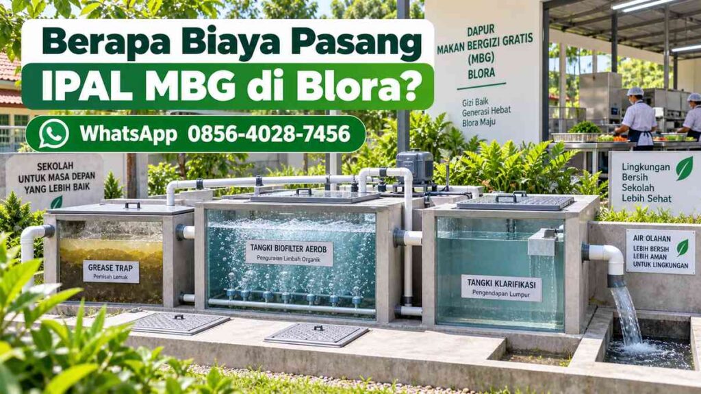 Estimasi biaya pasang IPAL MBG di Blora dengan faktor geografis dan nomor WhatsApp 0856-4028-7456