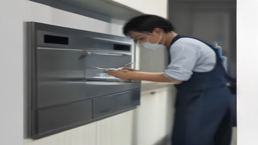 Teknisi melakukan pemeriksaan rutin instalasi IPAL MBG untuk dapur SPPG di Pati