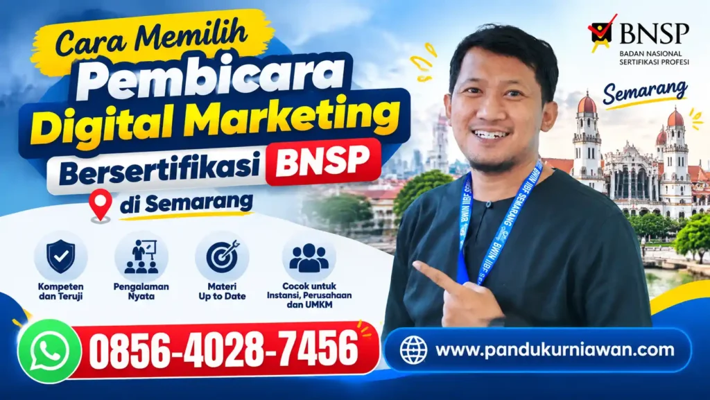 Certified Digital Marketing Speaker Guide Pandu Kurniawan