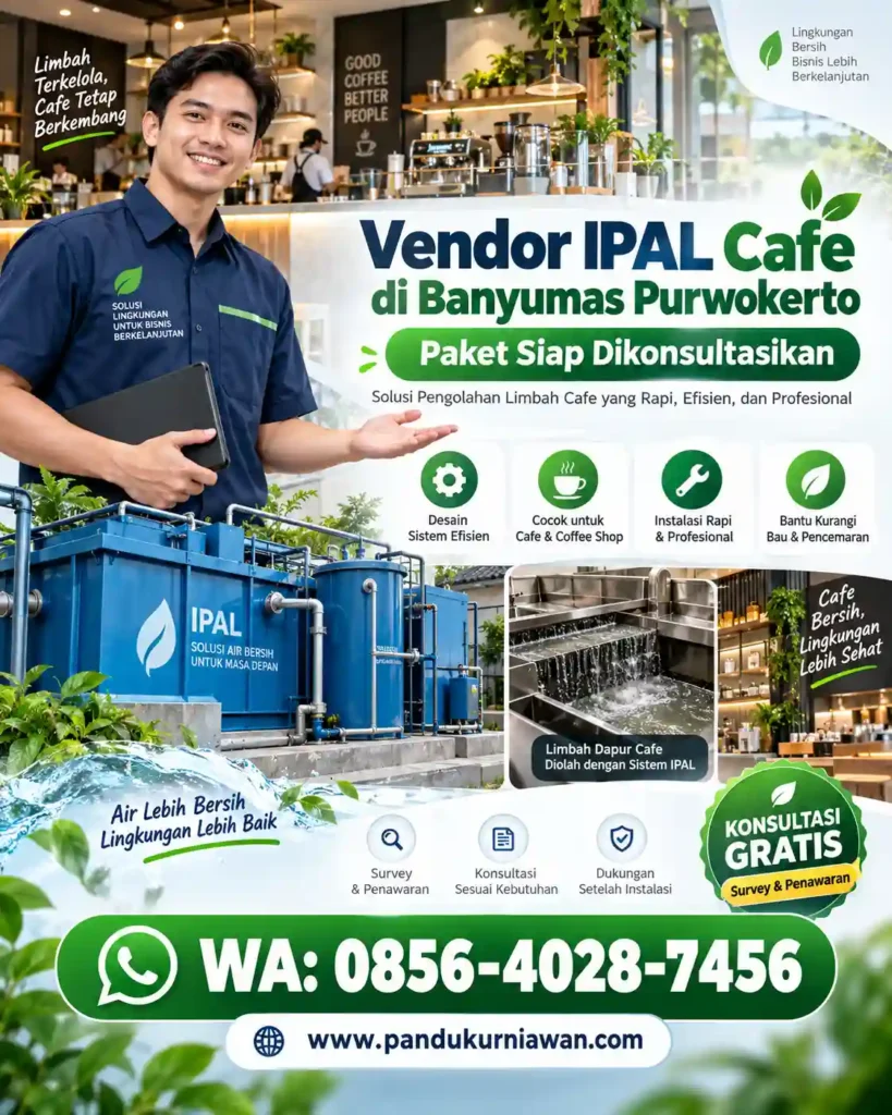 Vendor IPAL Cafe di Banyumas Purwokerto - Paket Siap Dikonsultasikan